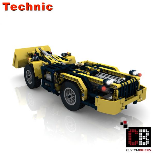 Recipe Instruction Mining Loader 42030-Unique MOC Lego Technic