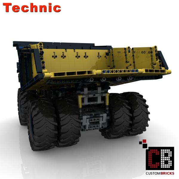 Custom RC Minen-Muldenkipper - gelb