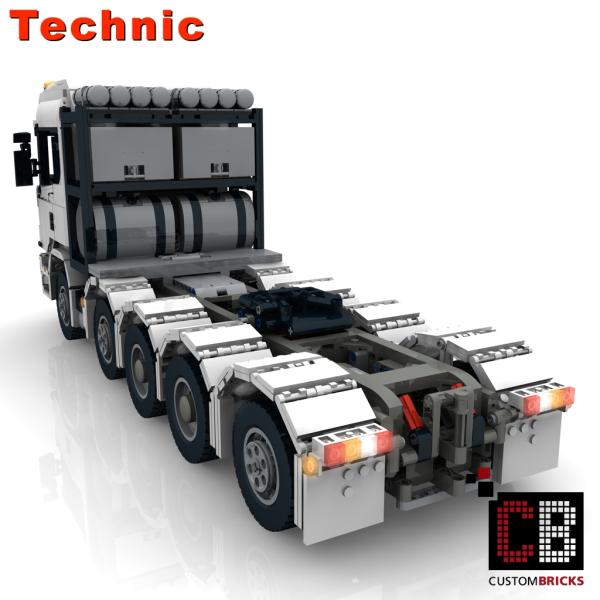 Custom RC white truck 10x4 6 SLT Truck