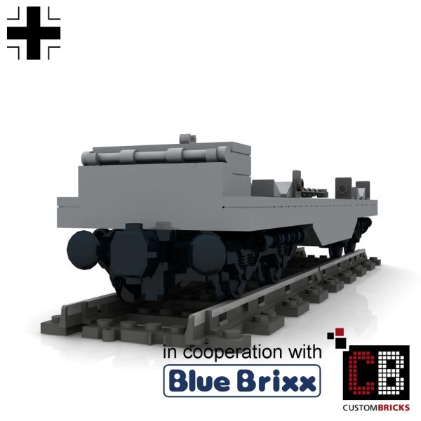 BB - CustomBricks WW2 LKW-Transporter from plug-in blocks