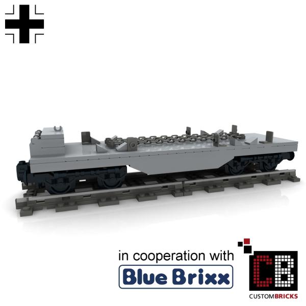 BB - CustomBricks WW2 LKW-Transporter from plug-in blocks