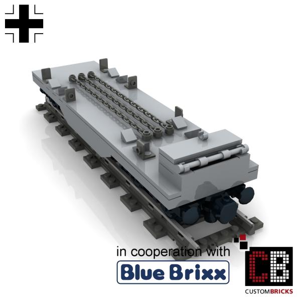 BB - CustomBricks WW2 LKW-Transporter from plug-in blocks