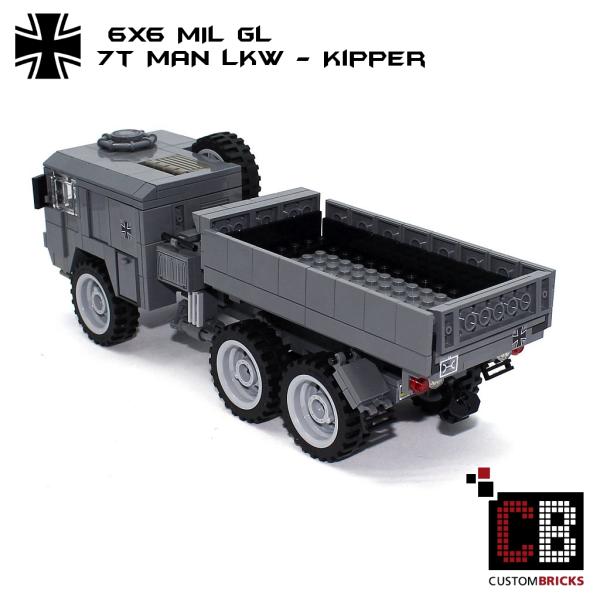 CUSTOM Bundeswehr 7t MAN 6x6 LKW - tipper - made of LEGO® bricks