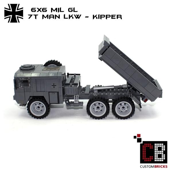 CUSTOM Bundeswehr 7t MAN 6x6 LKW - tipper - made of LEGO® bricks