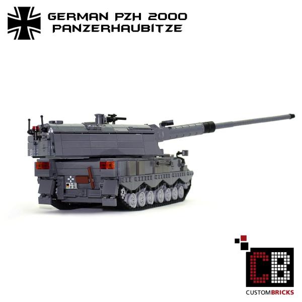 CUSTOM Bundeswehr MBT Panzerhaubitze PzH 2000 made of LEGO® bricks