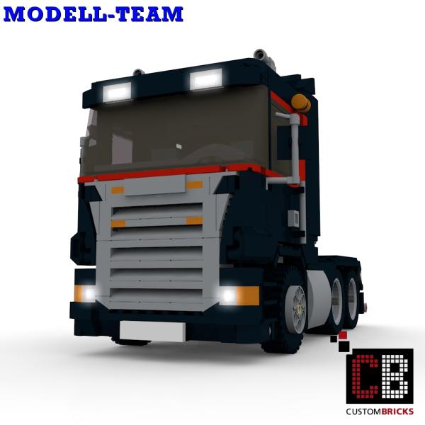 Custom Modell Team Truck - black