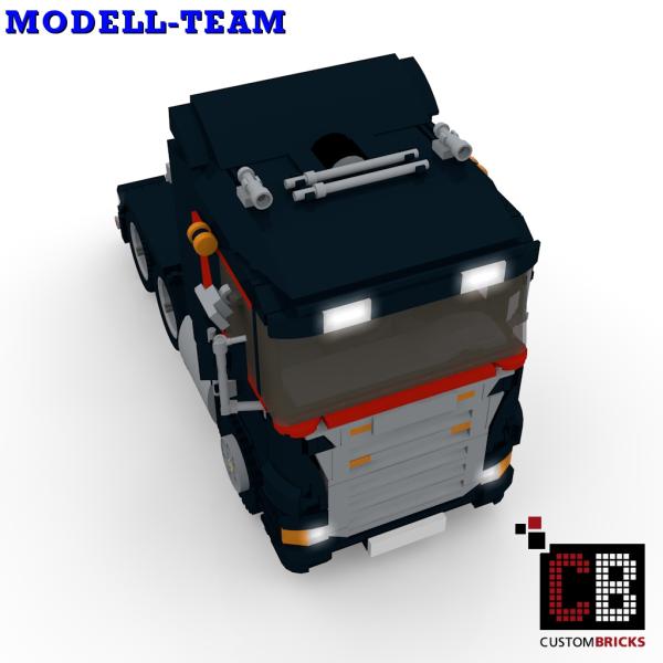 Custom Modell Team Truck - black