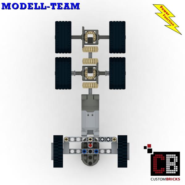 Custom Modell Team Truck - black
