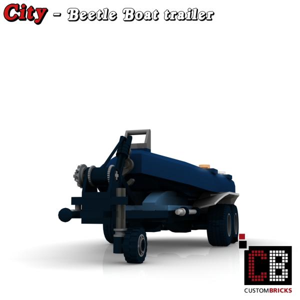 Custom Beetle trailer with boat