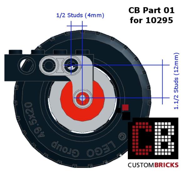 3D-Druckteile für CB 41026 - RC 10295 (Part CB 01)