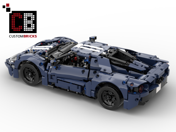 Custom 42154 RC Umbauanleitung blauer Sportwagen