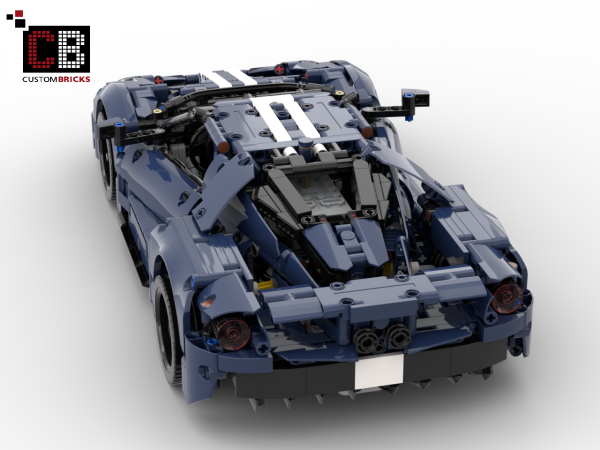 Custom 42154 RC Umbauanleitung blauer Sportwagen