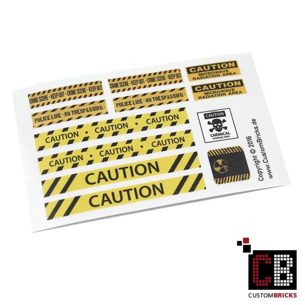 Custom Sticker - Absperrung