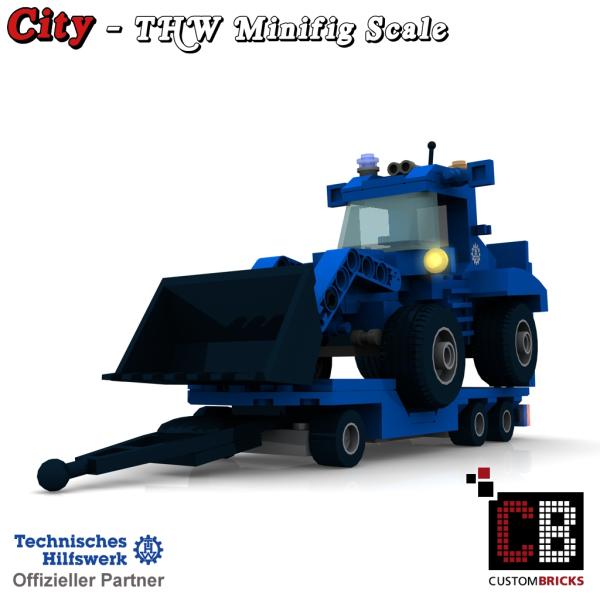Custom THW Model - Wheel Loader and trailer
