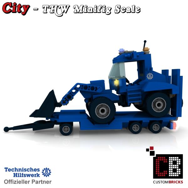 Custom THW Model - Wheel Loader and trailer