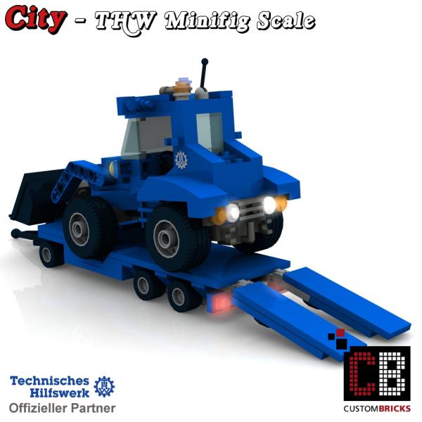 Custom THW Model - Wheel Loader and trailer