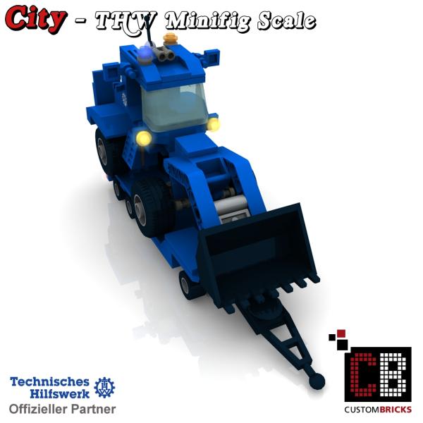 Custom THW Model - Wheel Loader and trailer