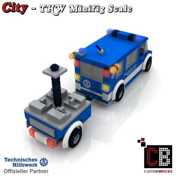 Custom THW Model - MTW transporter with field kitchen