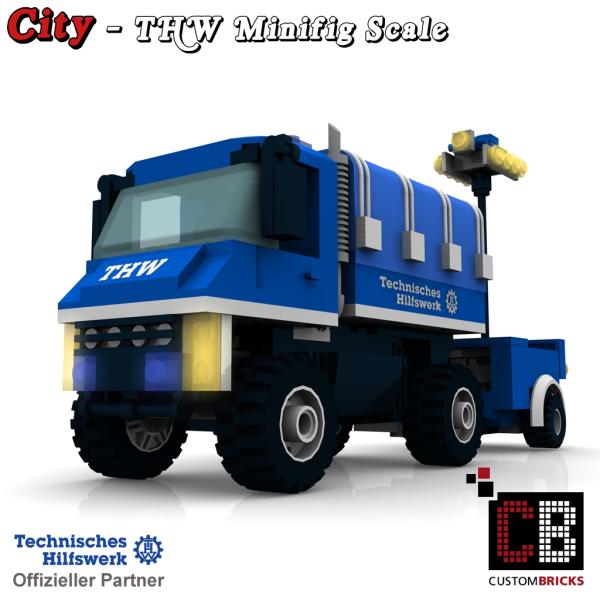 Custom THW Modell - U5023 mit Lichtmast