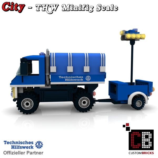 Custom THW Modell - U5023 mit Lichtmast