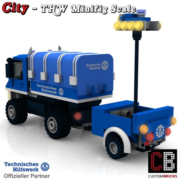 Custom THW Modell - U5023 mit Lichtmast