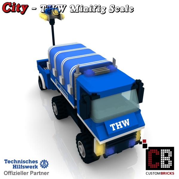 Custom THW Modell - U5023 mit Lichtmast