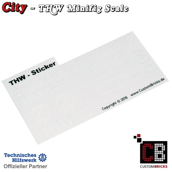 Custom Sticker - THW Modell Sticker