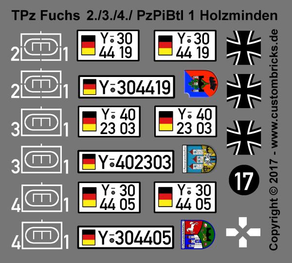 Custom Decals Bundeswehr TPz Fuchs LE