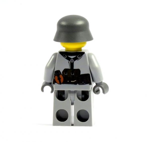 WW2 Soldier 2.0 Printed LEGO® and BrickArms parts gray R1 / R3 / F2