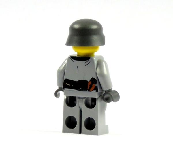 WW2 Soldier 2.0 Printed LEGO® and BrickArms parts gray R1 / R3 / F4