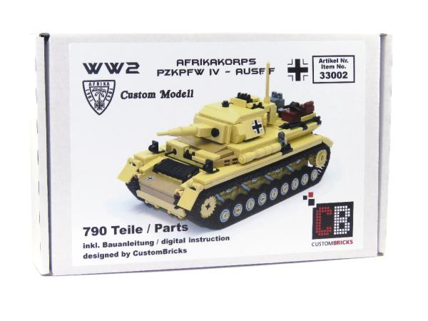 CUSTOM WW2 Afrikakorps PzKpfw IV aus LEGO® Steinen