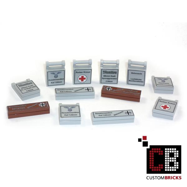 Custom Decals WW2 ammunition boxes