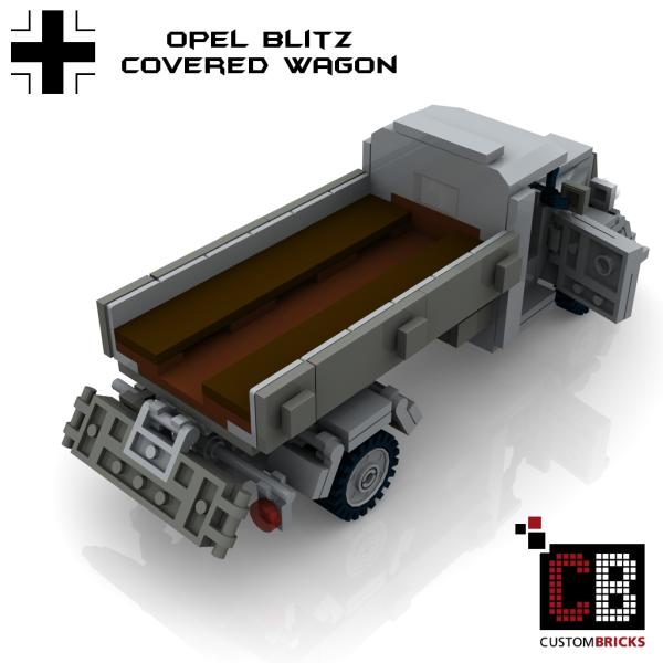 Custom WW2 Opel Blitz Planenwagen mit Hoheitszeichen