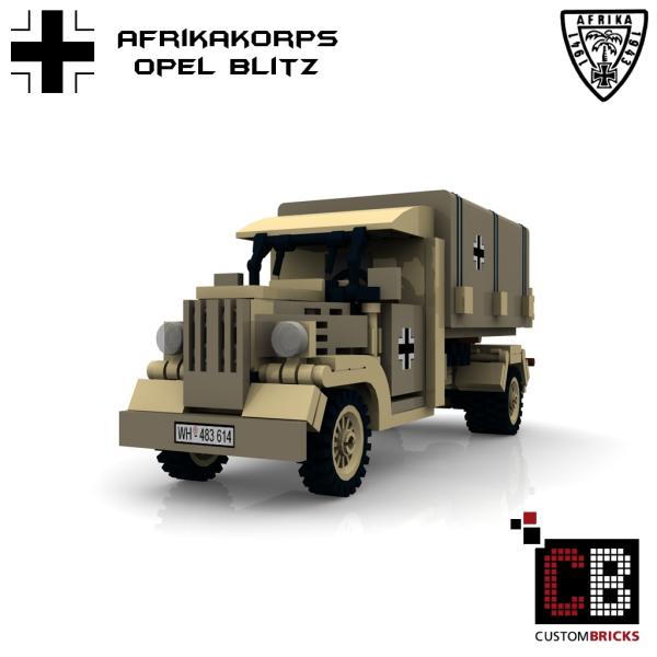 Custom WW2 Afrikakorps Opel Blitz covered wagon