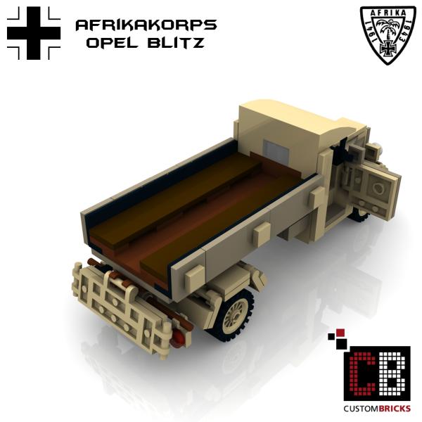 Custom WW2 Afrikakorps Opel Blitz covered wagon