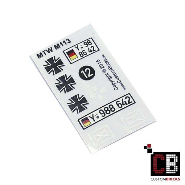 Custom Sticker Bundeswehr MTW 113
