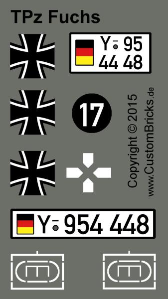 Custom Sticker Bundeswehr TPz Fuchs