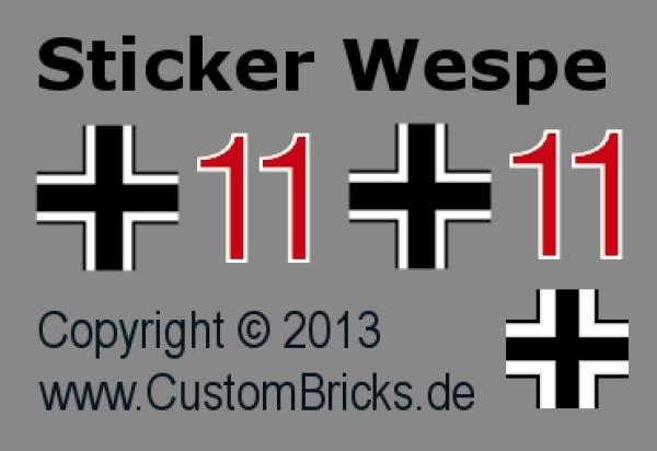CUSTOM WW2 SdKfz 124 Wehrmacht Tank Wespe out of LEGO ® bricks