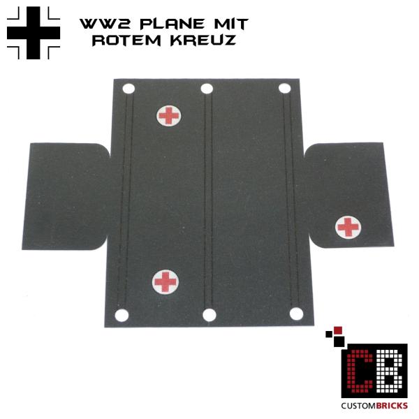 Custom WW2 tarpaulin with red cross