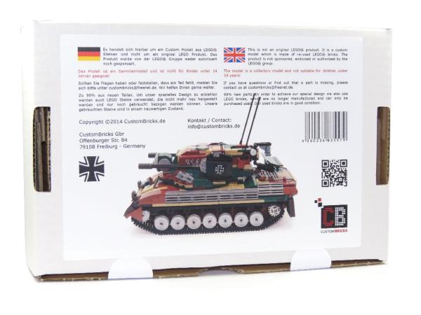 CUSTOM Bundeswehr MBT Gepard 1A2 Flakpanzer made of LEGO® bricks