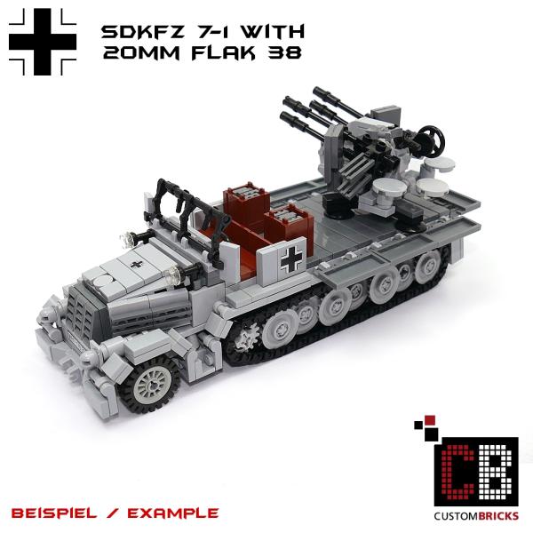 Custom Decals SdKfz 7-1 - 20mm Flakvierling