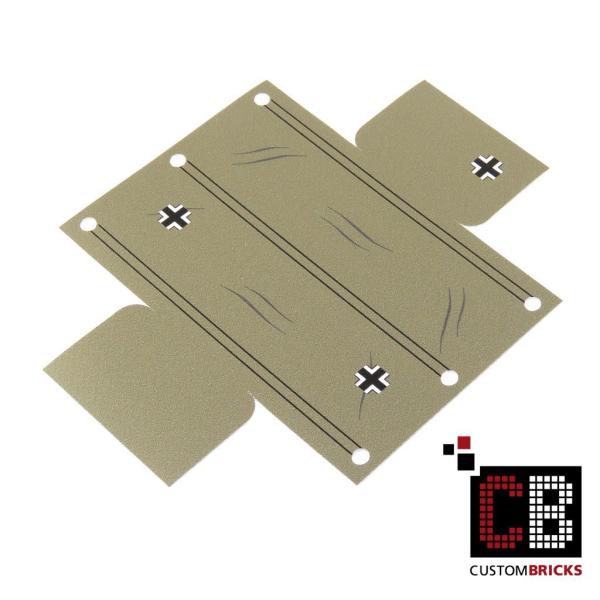 Custom WW2 Plane dark Tan mit Hoheitszeichen
