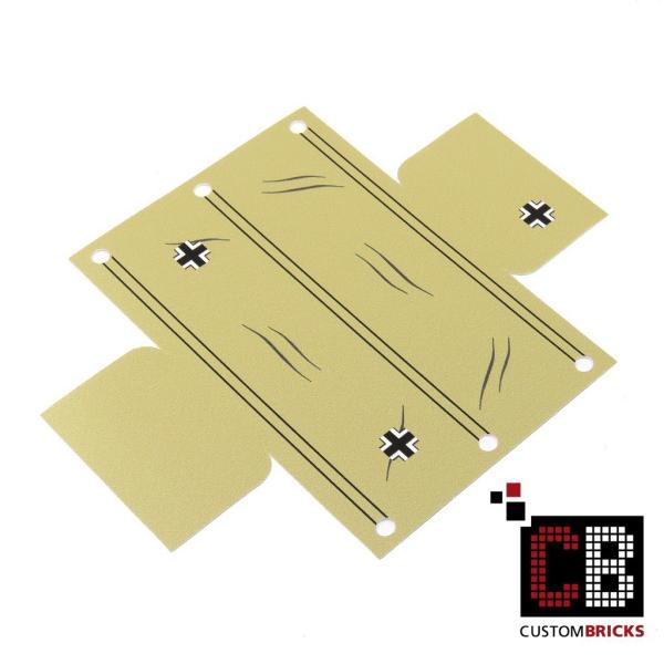 Custom WW2 tarpaulin tan with emblem
