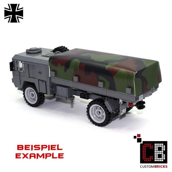 Custom WW2 tarpaulin Bundeswehr 3colors GR