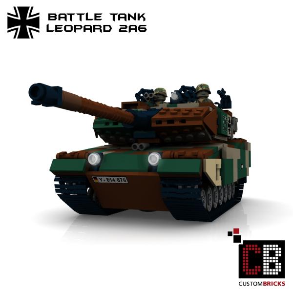 Custom Bundeswehr Tank Leopard 2A6 - Camo