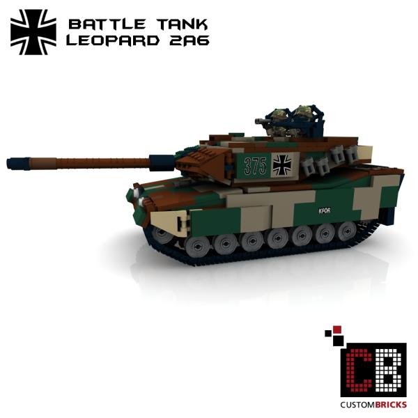 Custom Bundeswehr Tank Leopard 2A6 - Camo