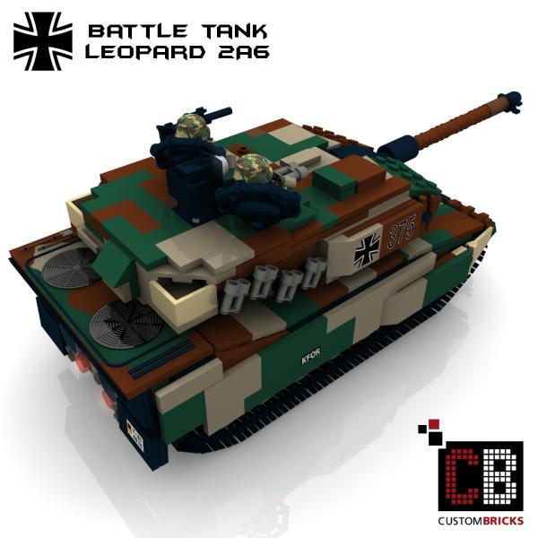 Custom Bundeswehr Tank Leopard 2A6 - Camo
