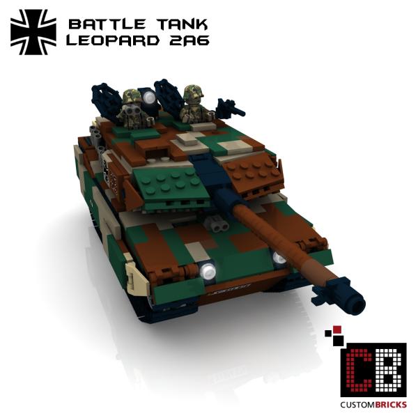 Custom Bundeswehr Tank Leopard 2A6 - Camo