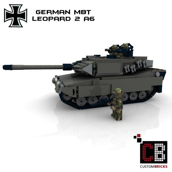 Custom Bundeswehr Tank Leopard 2A6 - gray