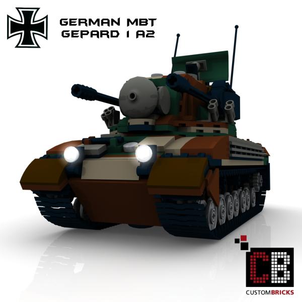 Custom Bundeswehr Tank Gepard 1A2 - camo